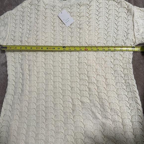 Boho Crochet Knit Midi Dress | A New Day Short Sleeve XL - Picture 9 of 15